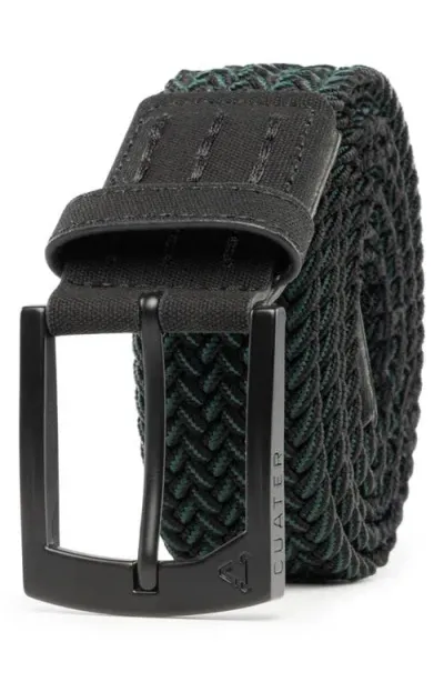 Travismathew Pass The Queso Stretch Belt In Black/laurel