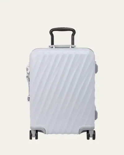 Tumi International 4-wheel Hard Carry-on Spinner In Pearl Grey Texture