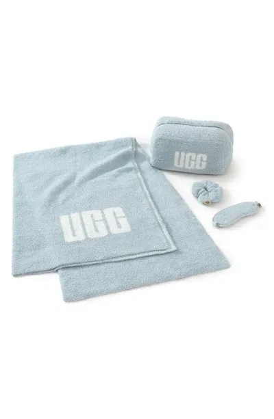 Ugg Bode 4-piece Terry Travel Set In Ocean Mist