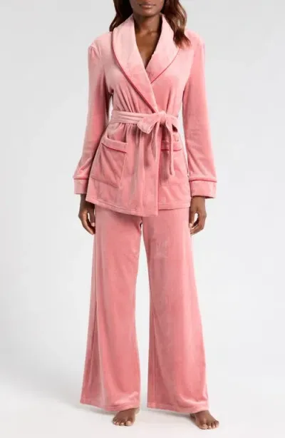 Ugg(r) Raechelle Wrap Pajamas In Pink Cedar/rubious