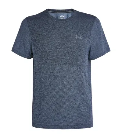 Under Armour Seamless Stride T-shirt In Blue