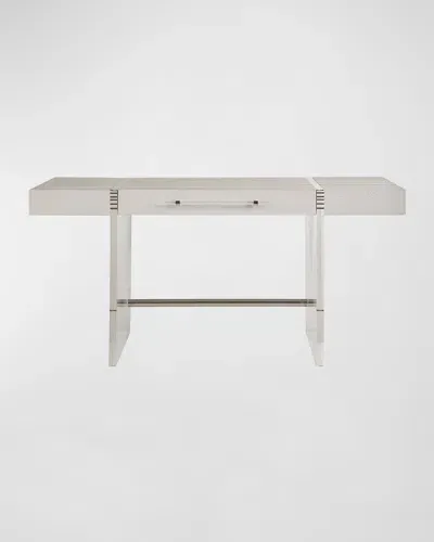 Universal Furniture Cabo Writing Desk In White Sand