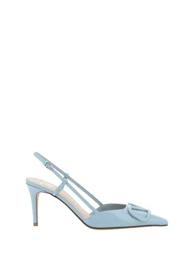 Valentino Garavani Pumps In Lightblue