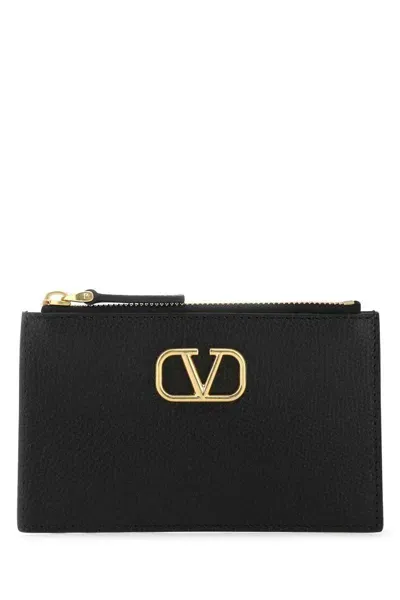 Valentino Garavani Wallets In Black