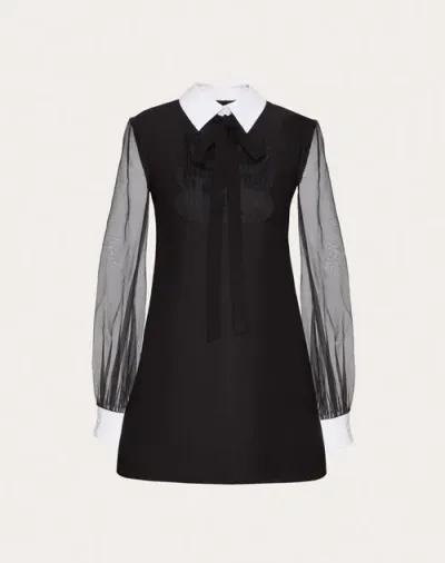 Valentino Mini Dress In Black