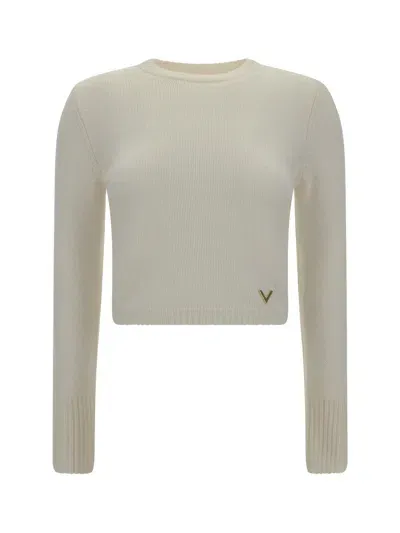 Valentino Sweater In White