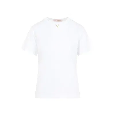 Valentino White Cotton T-shirt