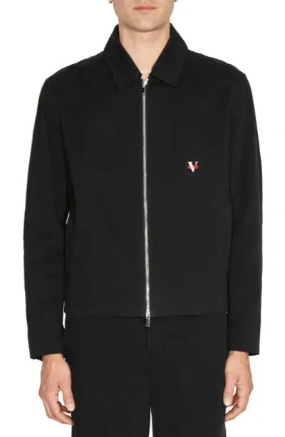 Vayder Lightweight Stretch Twill Jacket In Black