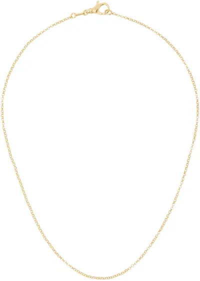 Veert Gold Classic Chain Necklace In Yellow Gold