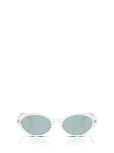 Versace Eyewear Oval In White