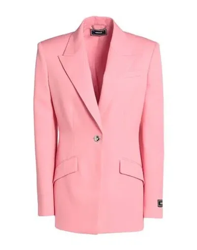 Versace Pink Virgin Wool Blazer