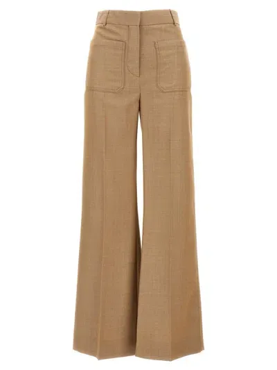 Victoria Beckham Alina Pants In Beige