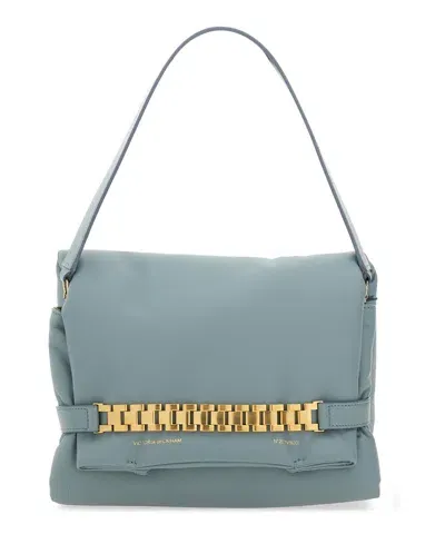 Victoria Beckham Puffy Handbag In Lightblue