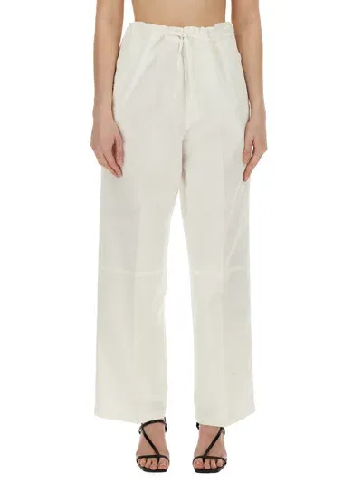 Victoria Beckham Wide Leg Pants In White