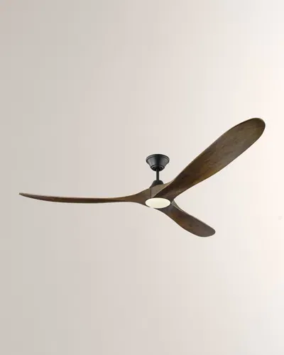 Visual Comfort Fans 70" Maverick Max Led Ceiling Fan In Black