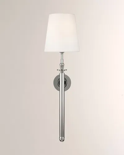 Visual Comfort Studio 1 - Light Wall Sconce Capri By Thomas O'brien In Polished Nickel