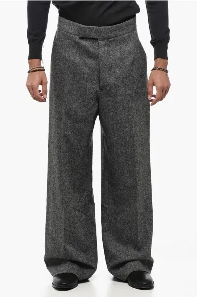 Vivienne Westwood Virgin Wool Blend Humphrey Wide Leg Pants