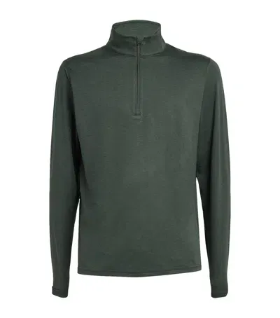 Vuori Ease Performance 2.0 Half-zip Sweatshirt In Green