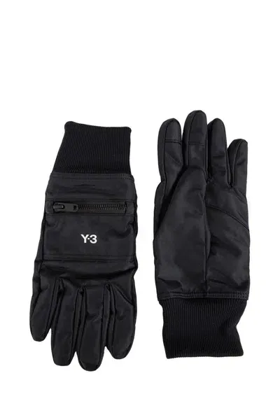 Y-3 Adidas Gloves In Black