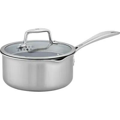 Zwilling Clad Cfx 2-quart Nonstick Saucepan In Stainless Steel