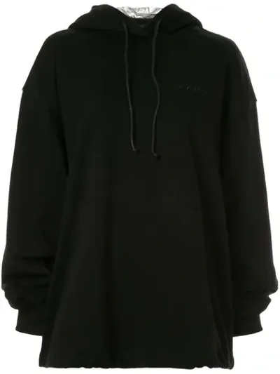 Juunj Embroidered Logo Hoodie In Black