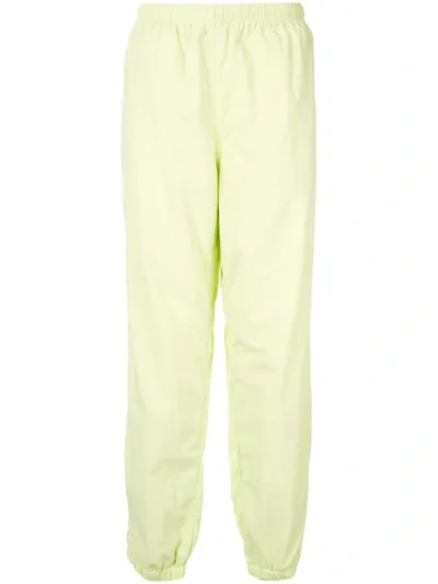 Supreme Elasticated Track Pants In Yellow