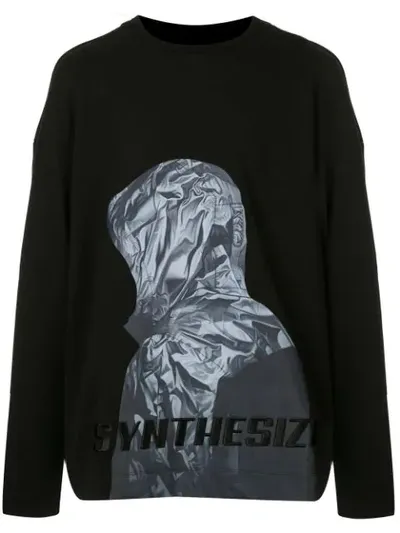 Juunj Synthesize Sweatshirt In Black