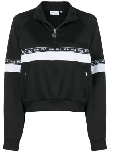 Fila Chinami Sweatshirt In Black Cotton