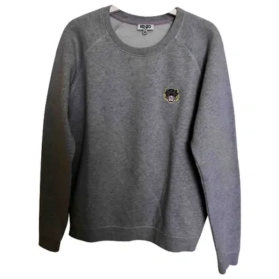 Pre-owned Kenzo Grey Cotton Knitwear