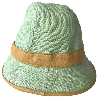 Pre-owned Dolce & Gabbana Hat In Green