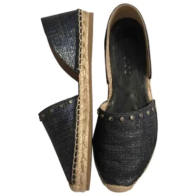 Pre-owned Jimmy Choo Cloth Espadrilles In Blue