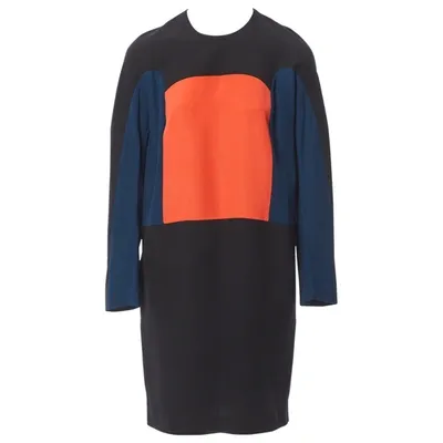 Pre-owned Fendi Mid-length Dress In Black