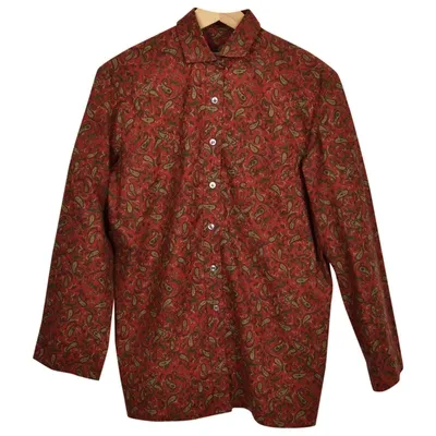 Pre-owned Aquascutum Shirt In Brown