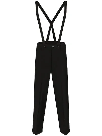 Visvim Black High Waist Camus Straight Leg Trousers