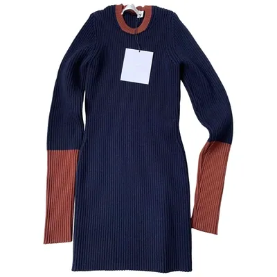 Pre-owned Victoria Beckham Jumper In Navy