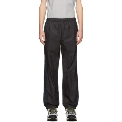 Acne Studios Elasticated Waist Straight Trousers In Black