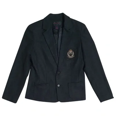 Pre-owned Ralph Lauren Wool Blazer In Grey