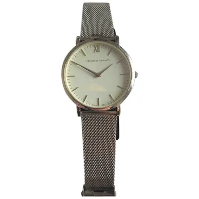 Pre-owned Larsson & Jennings Watch In Silver