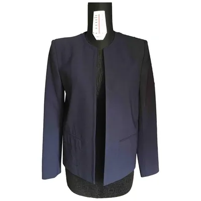 Pre-owned Fendi Wool Blazer In Navy