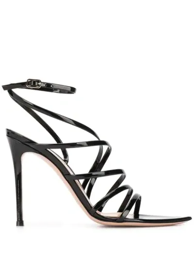 Gianvito Rossi Multiple-strap 105mm Sandals In Black