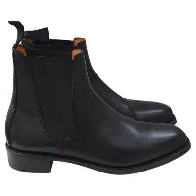 Pre-owned Ludwig Reiter Leather Boots In Black