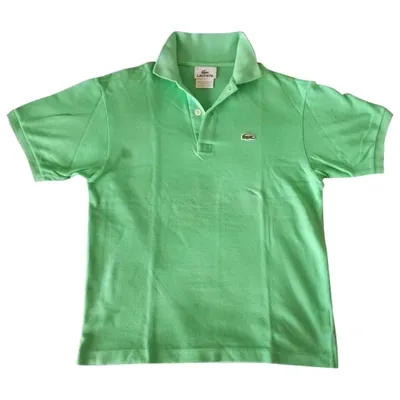 Pre-owned Lacoste Green Cotton Top