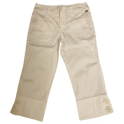 Pre-owned Burberry Short Pants In White