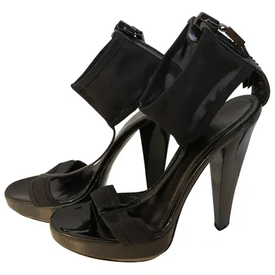 Pre-owned Burberry Heels In Black