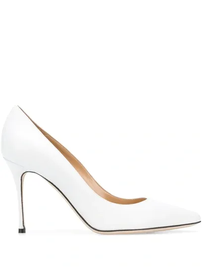 Sergio Rossi Godiva Pointed Pumps In White