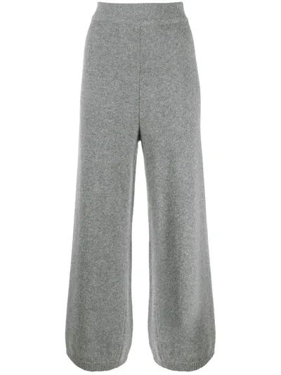 Opening Ceremony Cropped Knitted Trousers In Grey