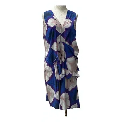 Pre-owned Marni Mid-length Dress In Blue