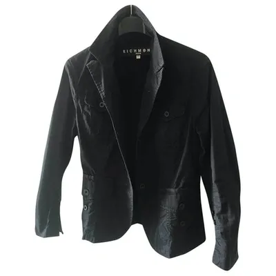 Pre-owned John Richmond Short Vest In Black