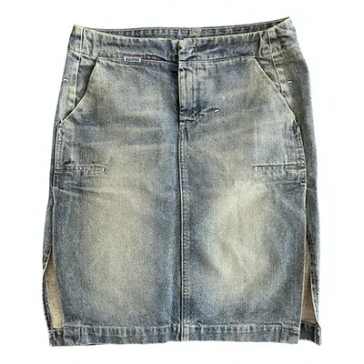 Pre-owned Diesel Mini Skirt In Blue