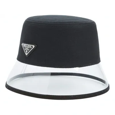 Pre-owned Prada Hat In Black